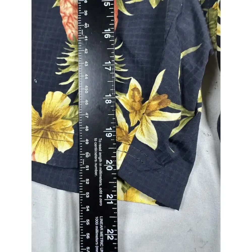 Tommy Bahama Pineapple Floral Swim Trunks Board Shorts Men’s XL Blue Hawaiian